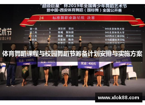 体育舞蹈课程与校园舞蹈节筹备计划安排与实施方案